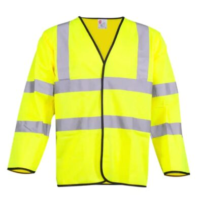 Standard High Visibility Yellow Jerkin