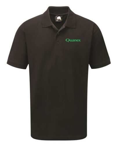Eagle 1150 Polo Shirt Black C/W Quanex
