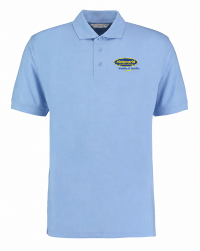 KK403 Light Blue Polo Shirt C/W Ableworld