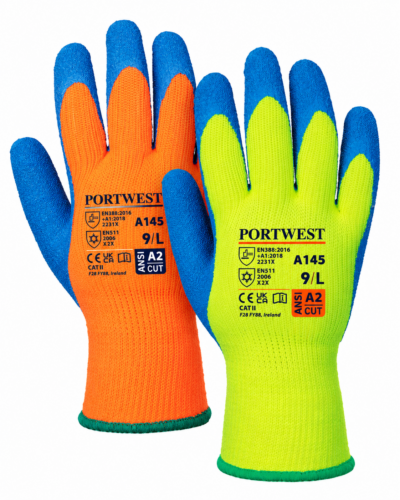 Portwest A145 Orange/Blue Cold Grip Glove