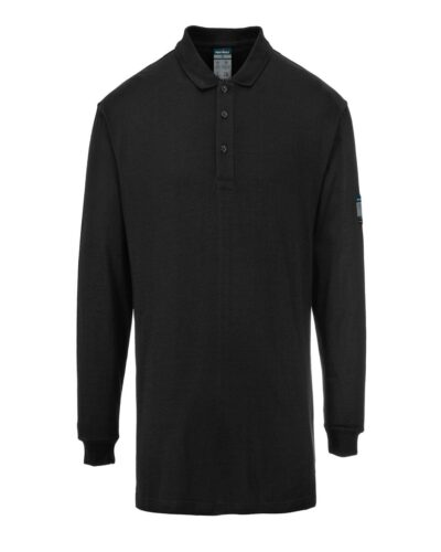 Portwest ARC Flame Resistant Anti Static Long Sleeve Polo Shirt (FR10)