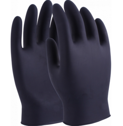 BOLD BLACK Nitrile Powder Free Gloves (Box 100)