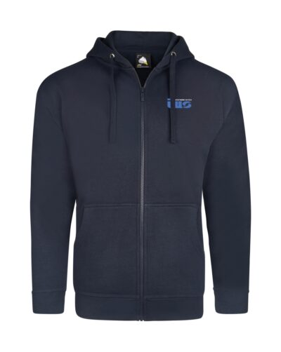 1282 Macaw Zipped Hoodie Navy C/W IWS