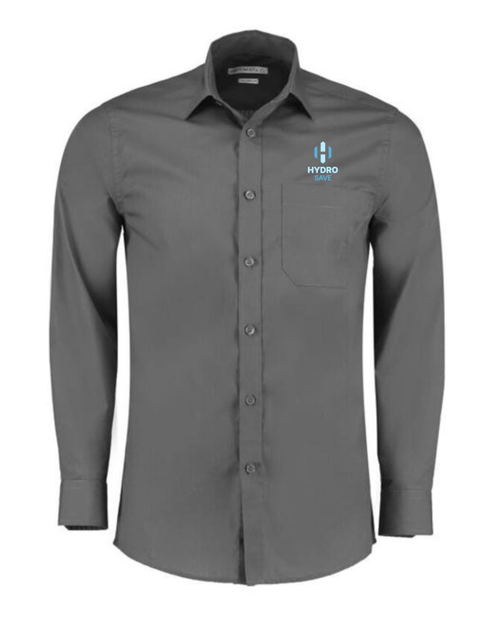 KK142 Oxf L/S Shirt Graphite C/W Hydrosave