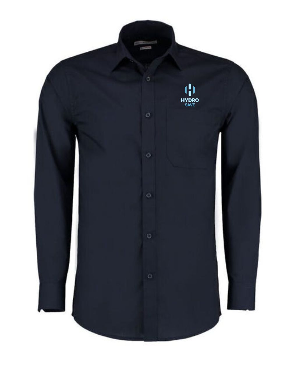 KK142 Oxf L/S Shirt D Navy C/W Hydrosave