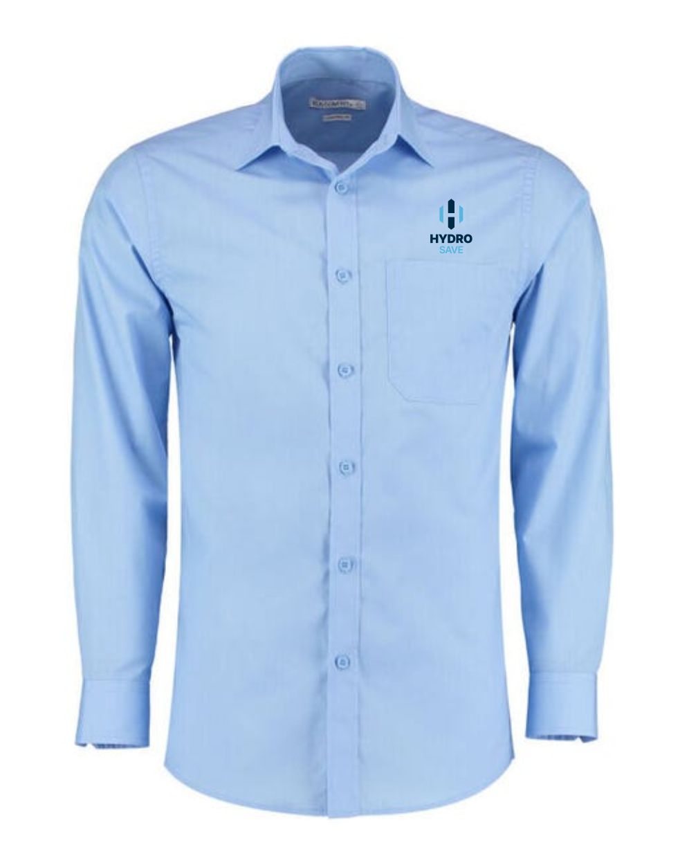KK142 Oxf L/S Shirt L Blue C/W Hydrosave