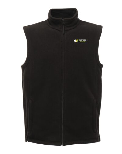 TRA801 Microfleece Gilet Black C/W New Era