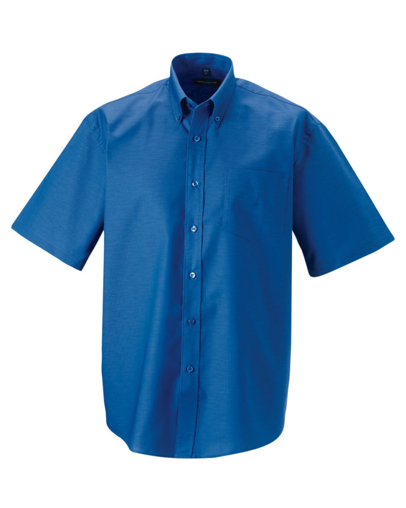 Russell Men's Short Sleeve Easy Care Oxford Shirt