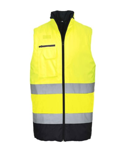 Portwest Hi-Vis Two Tone Bodywarmer (S267)