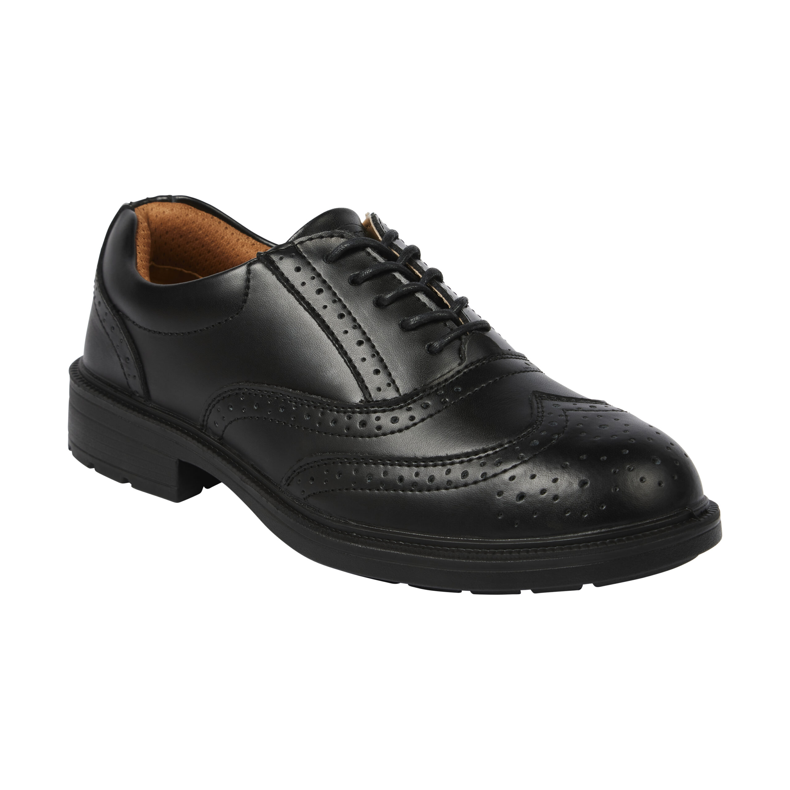 City Knights Leather Brogue Safety Shoe (SS500CM)